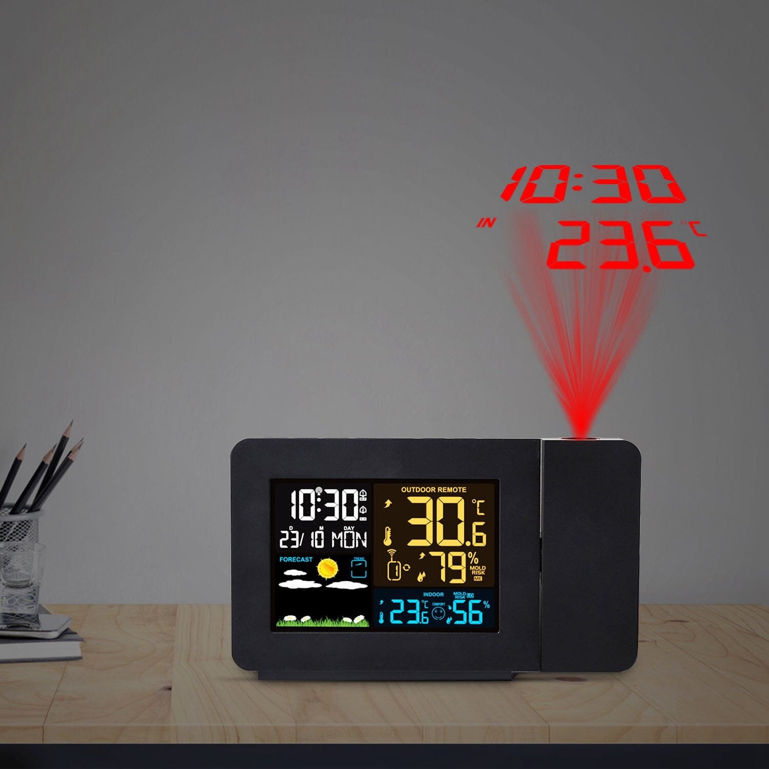 Atomic Projection Alarm Clock Household Appliances - DailySale