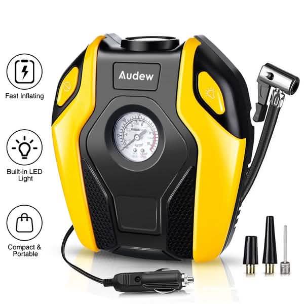 Audew 150W Portable Air Compressor Pump Automotive - DailySale