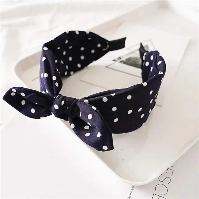 Audrey Hepburn Retro Vintage 1950s Headband Women's Shoes & Accessories Navy - DailySale