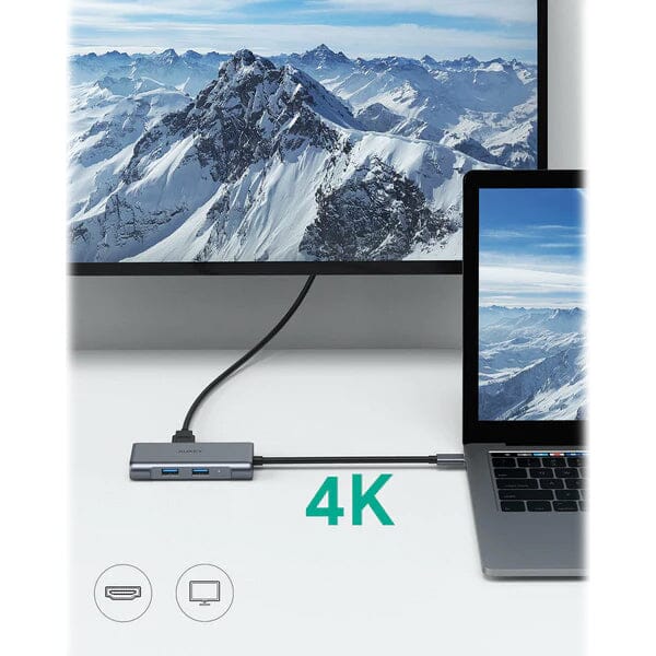 Aukey 6-in-1 USB-C Hub Computer Accessories - DailySale