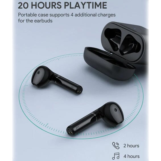 Aukey EP-T29 5.0 TWS Wireless Bluetooth Earphone Black Headphones - DailySale