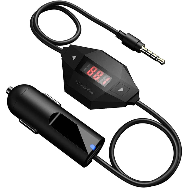 AUKEY FM Transmitter, Radio Adapter Car Kit with USB Car Charger Automotive - DailySale