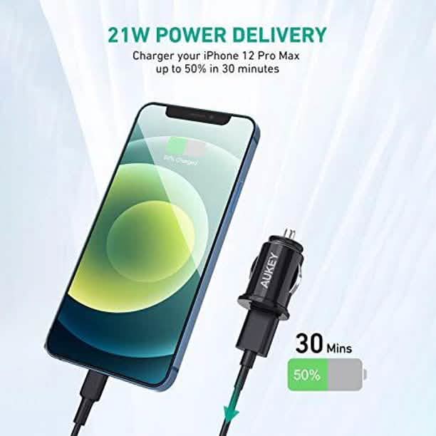 AUKEY USB C Car Charger Automotive - DailySale