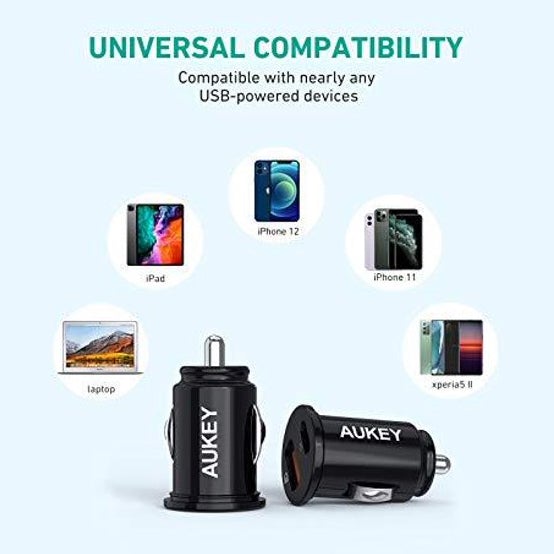 AUKEY USB C Car Charger Automotive - DailySale