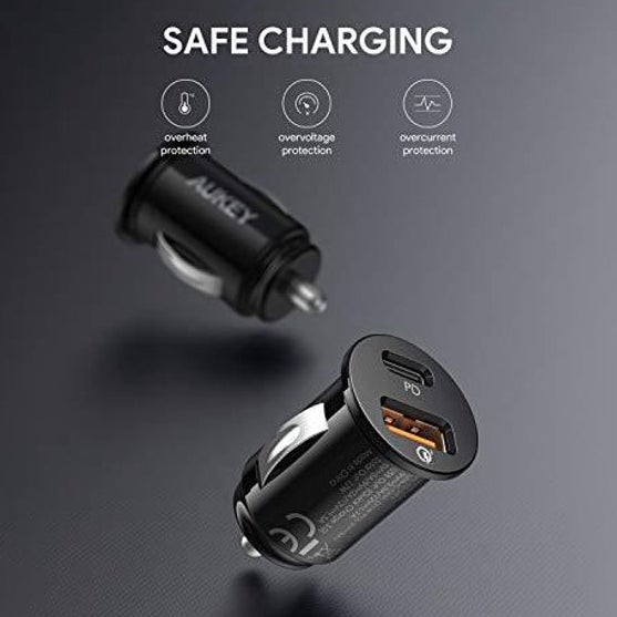 AUKEY USB C Car Charger Automotive - DailySale