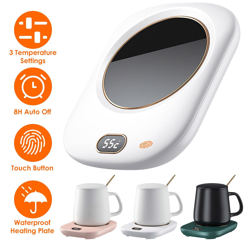 Coffee Mug Warmer Electric Coffee Cup Warmer 3 Temperature Setting Coffee  Warmer For Desk Auto Shut Off Home Office Usb Electric Heating Pad Water  Bottle Thermal Coaster Smart Heated Coffee Mug For