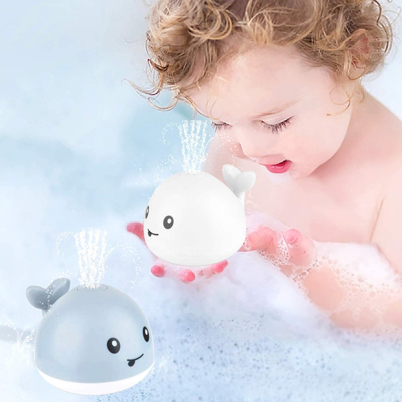 Auto Spray Water Whale Toy With Seven Kinds Of Flashing Light For Toddlers Toys & Games - DailySale