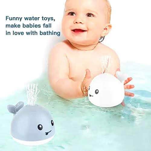 Auto Spray Water Whale Toy With Seven Kinds Of Flashing Light For Toddlers Toys & Games - DailySale