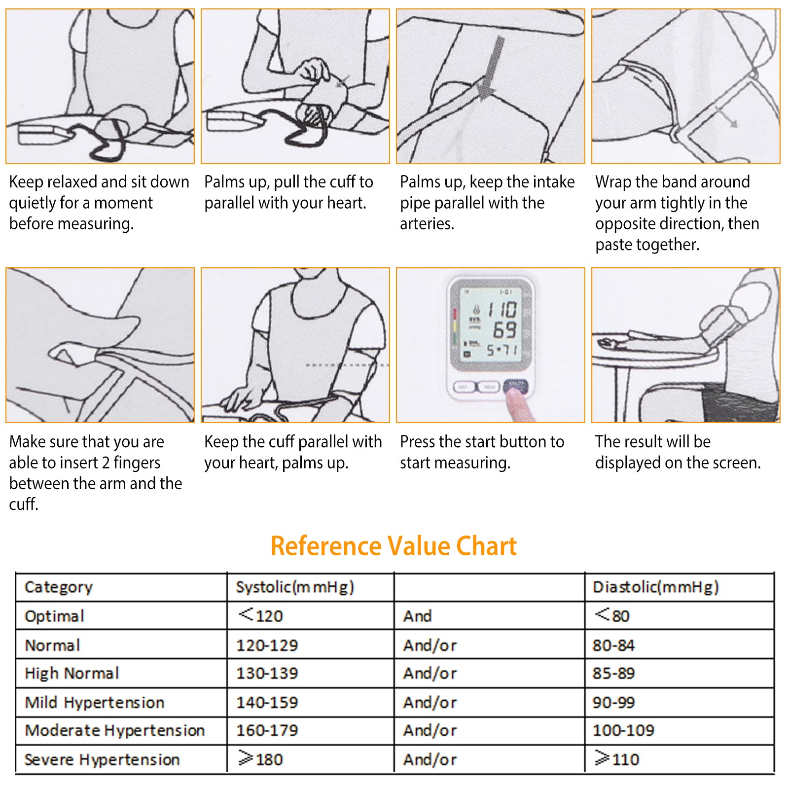 Automatic Arm Blood Pressure Monitor Digital Wellness - DailySale