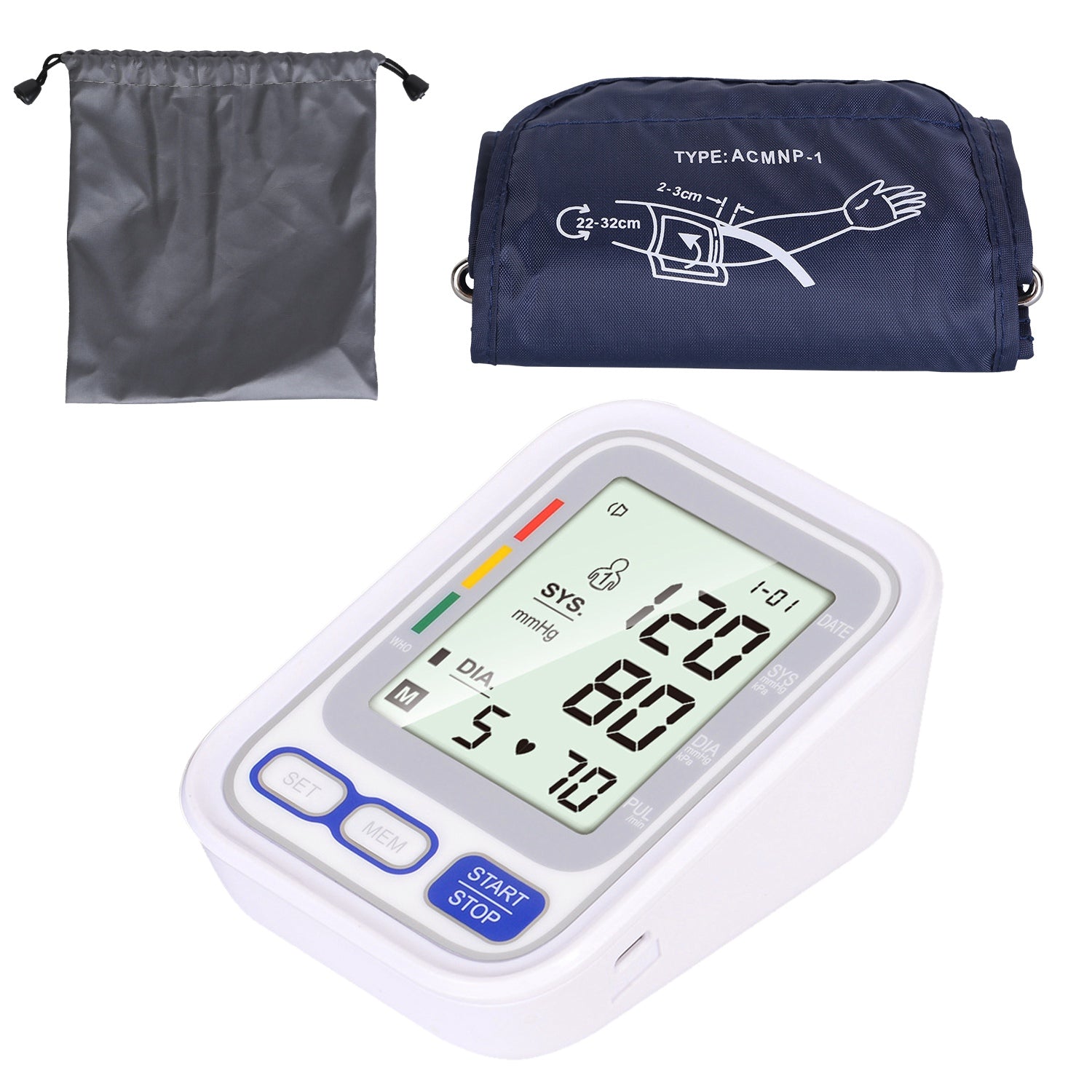 Automatic Arm Blood Pressure Monitor Digital Wellness - DailySale