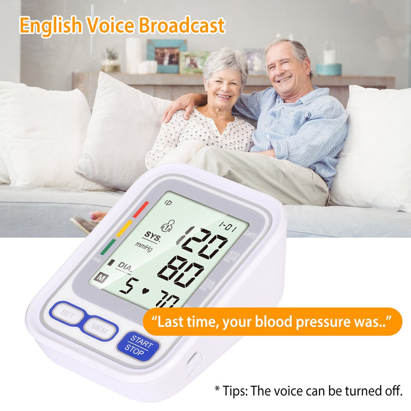 Automatic Arm Blood Pressure Monitor Digital Wellness - DailySale