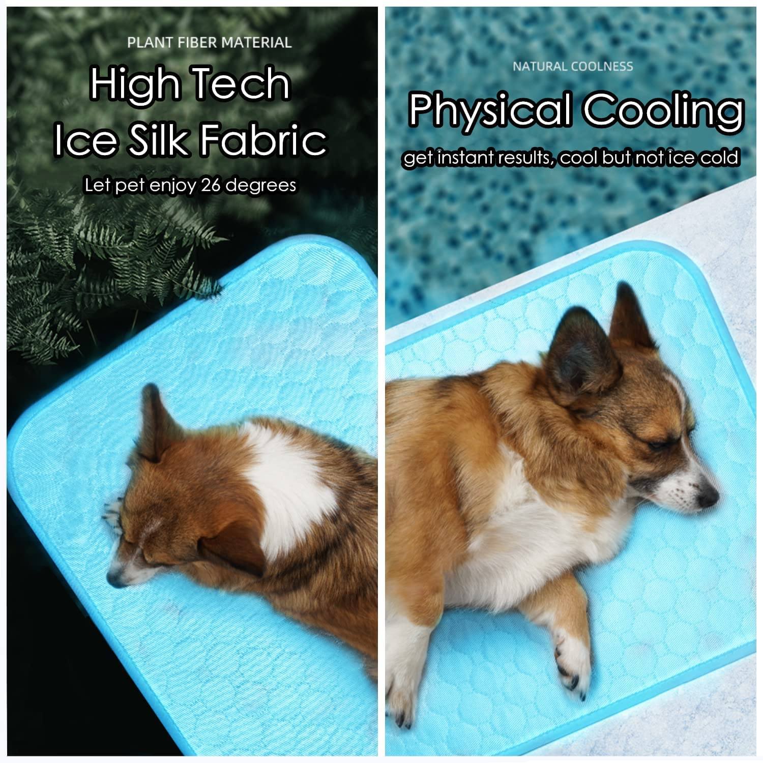 Automatic Cooling Dog Mat Washable Pet Sleeping Blanket Mat Pet Supplies - DailySale