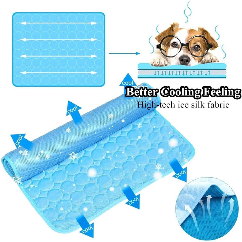 Automatic Cooling Dog Mat Washable Pet Sleeping Blanket Mat Pet Supplies - DailySale