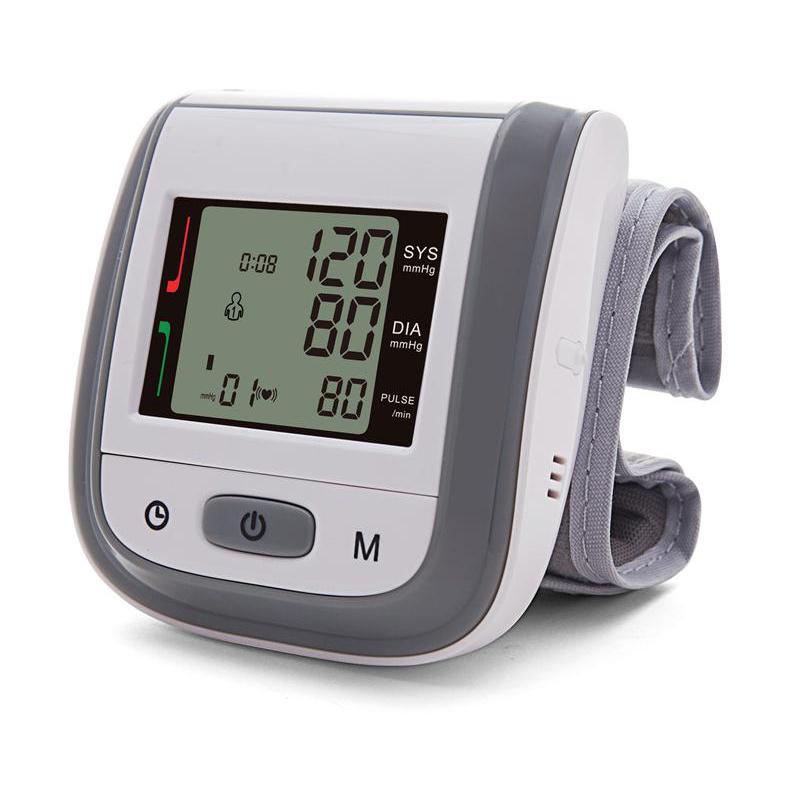 Automatic Digital Wrist Sphygmomanometer Wellness Gray - DailySale
