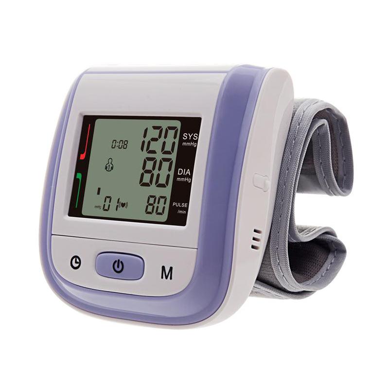 Automatic Digital Wrist Sphygmomanometer Wellness Purple - DailySale