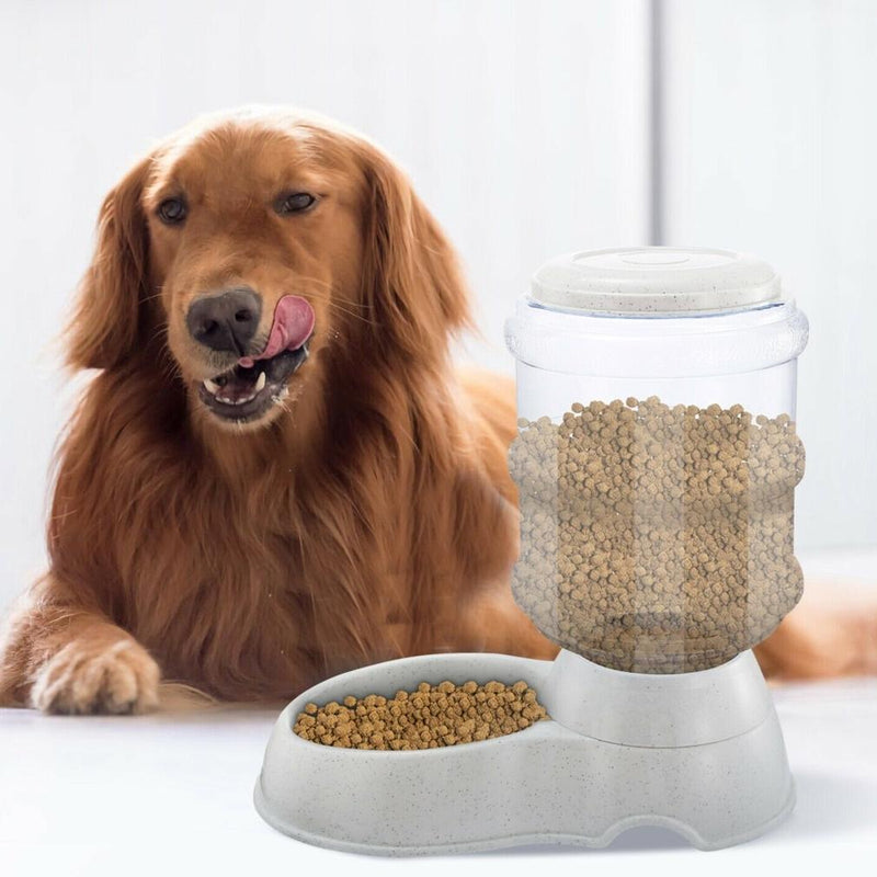 Automatic Pet Feeder Self-Dispensing Gravity Pets Food Dispenser Pet Supplies - DailySale
