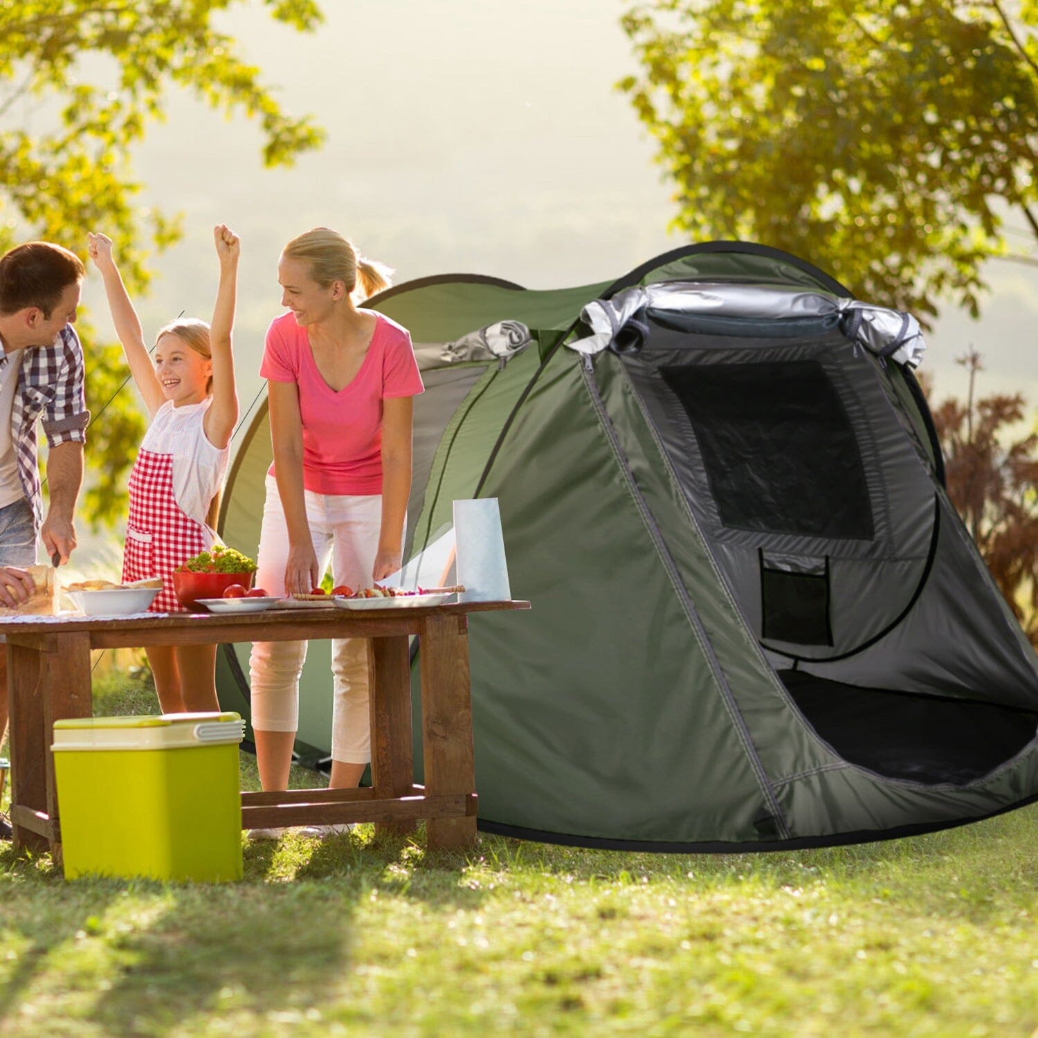 Automatic Pop Up Camping Tent Sports & Outdoors - DailySale