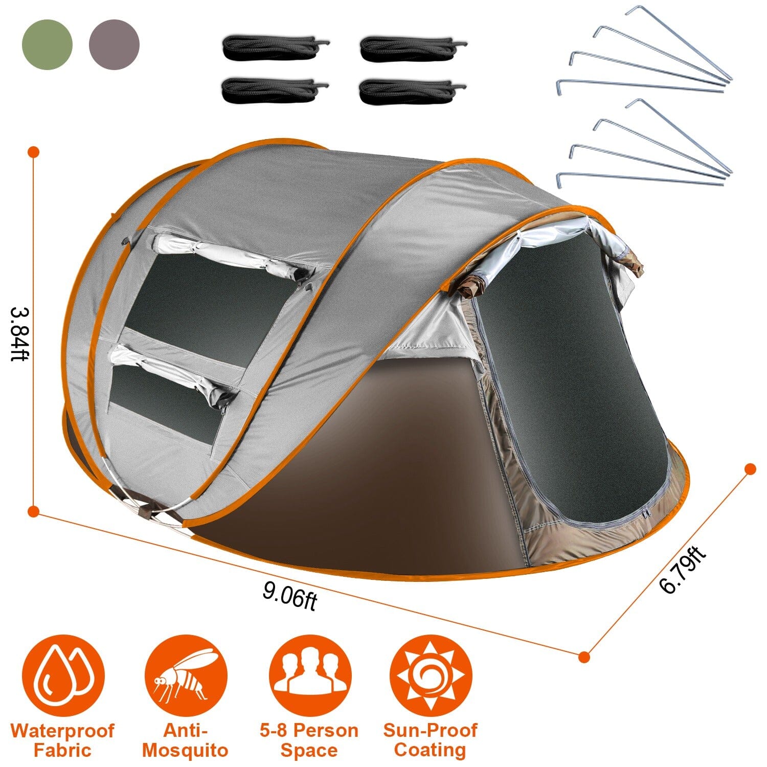 Automatic Pop Up Camping Tent Sports & Outdoors - DailySale