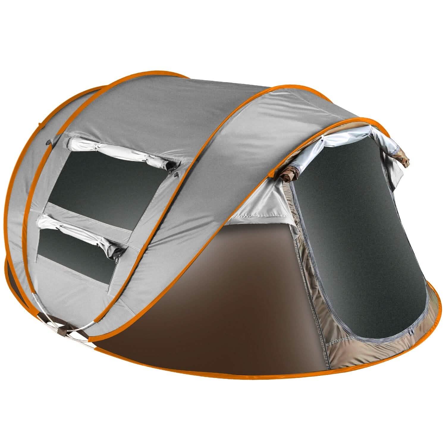 camping tent automatic Automatic Pop Up Camping Tent Khaki / 5-8 Persons