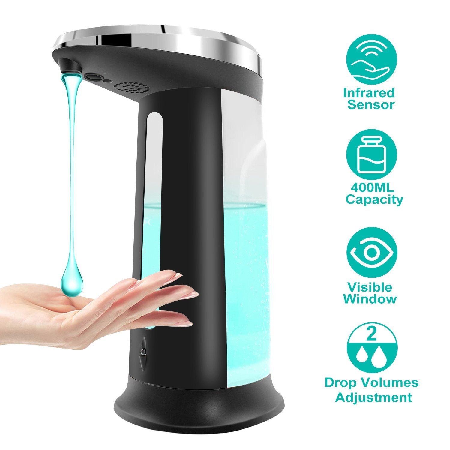 Automatic Soap Dispenser 400 ML/16.9 Oz Kitchen & Dining - DailySale