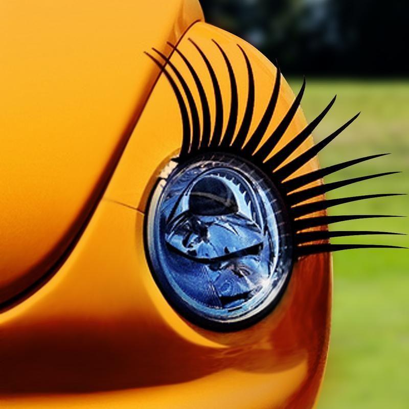 Automotive Headlamp Car Eyelash Decals Automotive - DailySale