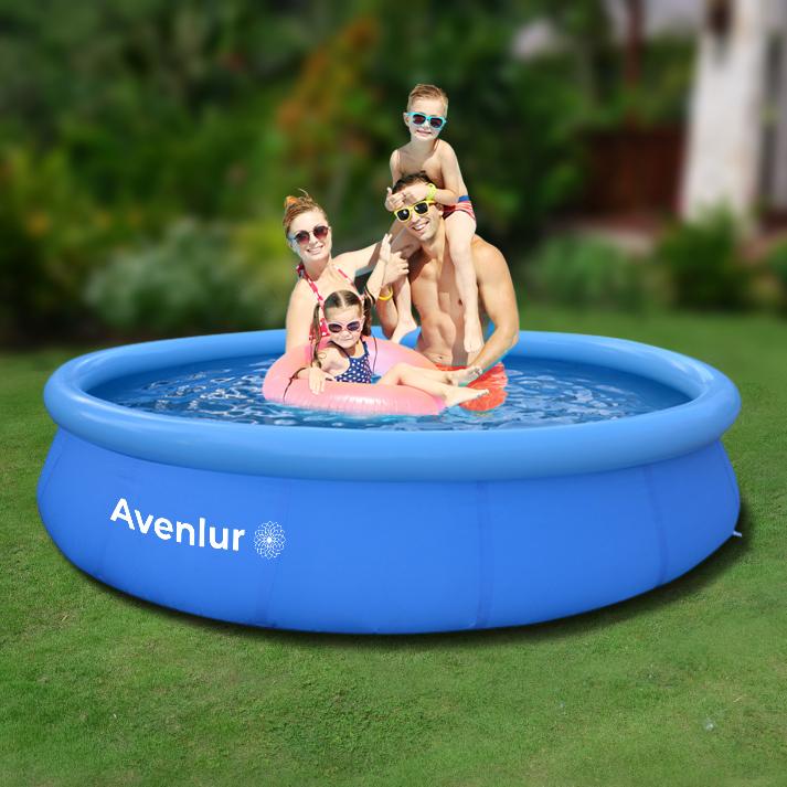 Avenlur Inflatable Ground Swimming Pool Garden & Patio 10ft x 30 - DailySale