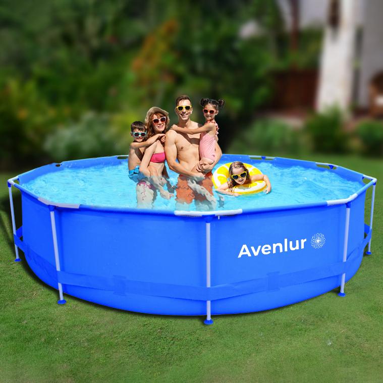 Avenlur Inflatable Ground Swimming Pool Garden & Patio 12ft x 30 - DailySale