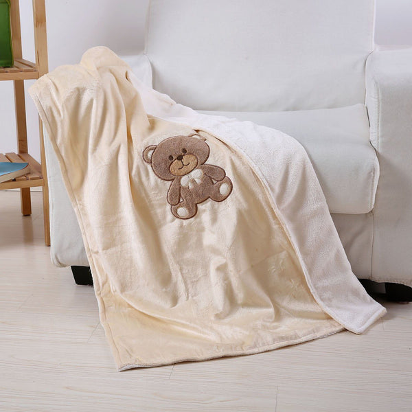 Baby Blanket Teddy Bear Bed & Bath Cream - DailySale