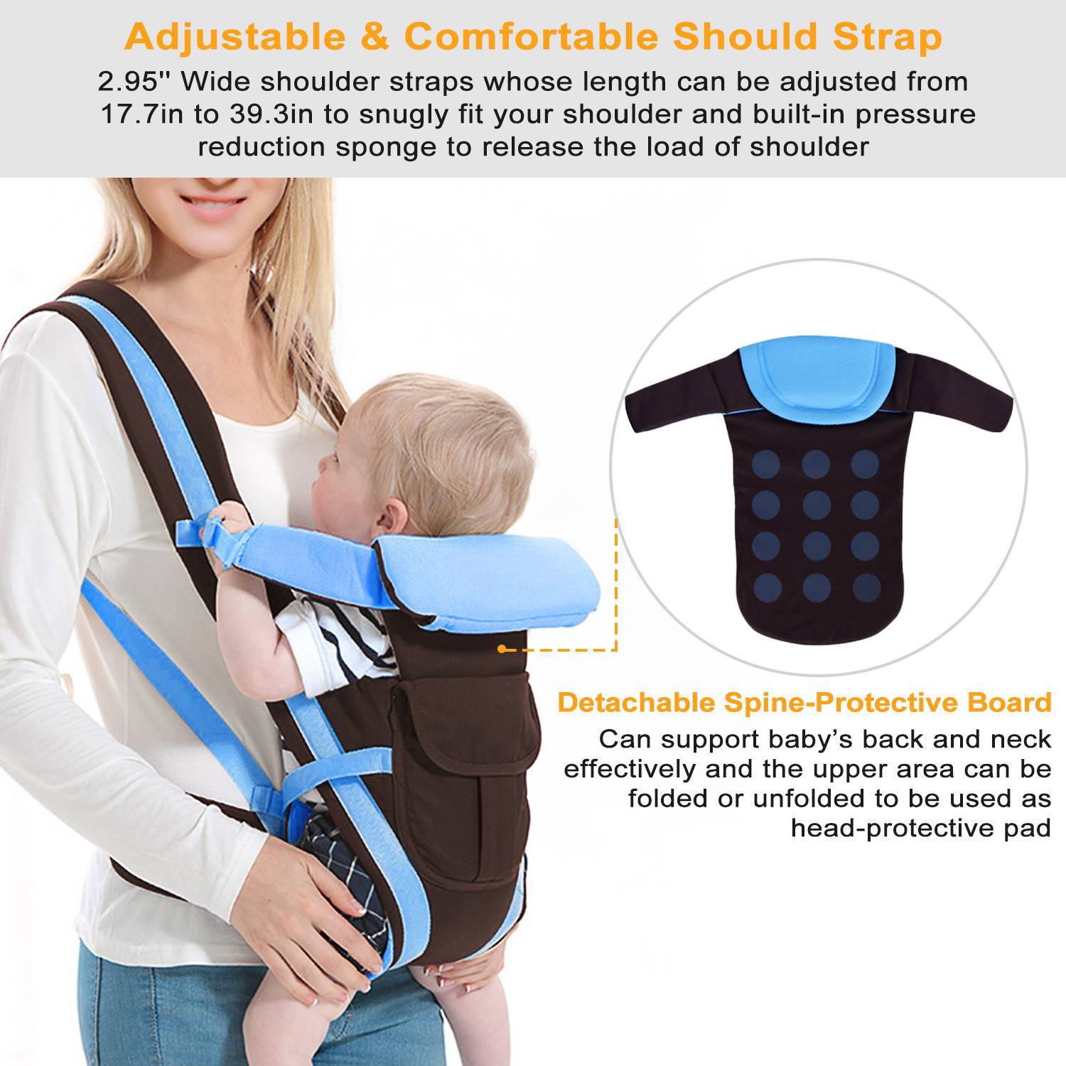 Baby Carrier Breathable Adjustable Wrap Baby - DailySale