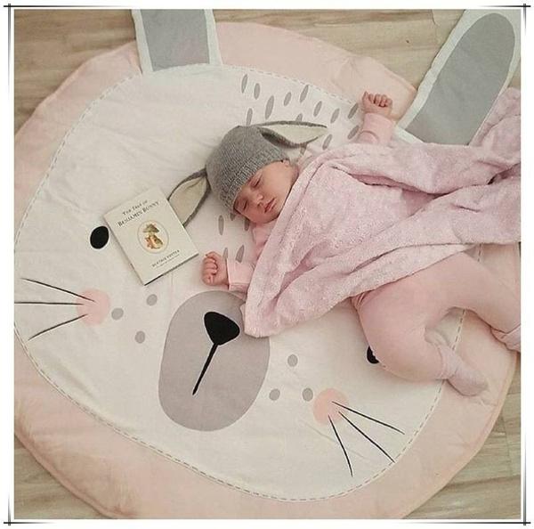 Baby Floor Game Mat Baby Rabbit Pink - DailySale