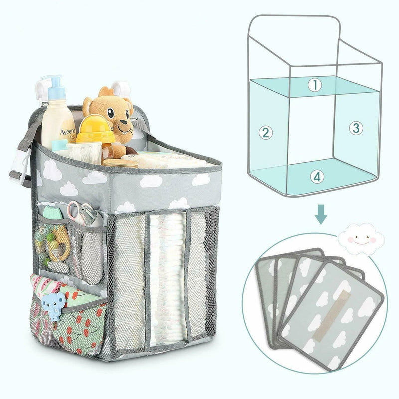 Baby Hanging Storage Caddy Crib Organizer Baby - DailySale