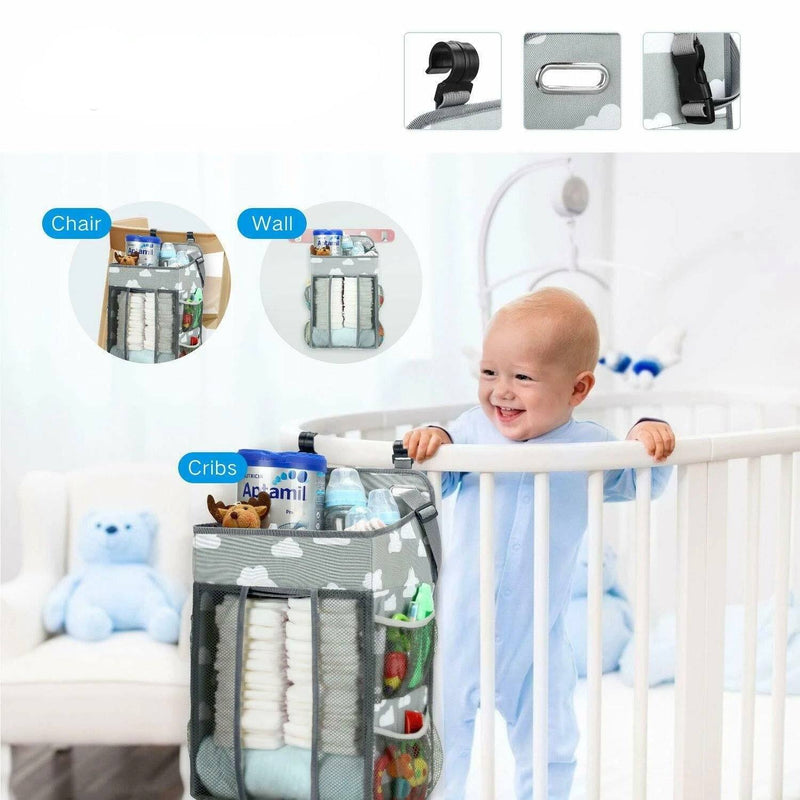 Baby Hanging Storage Caddy Crib Organizer Baby - DailySale