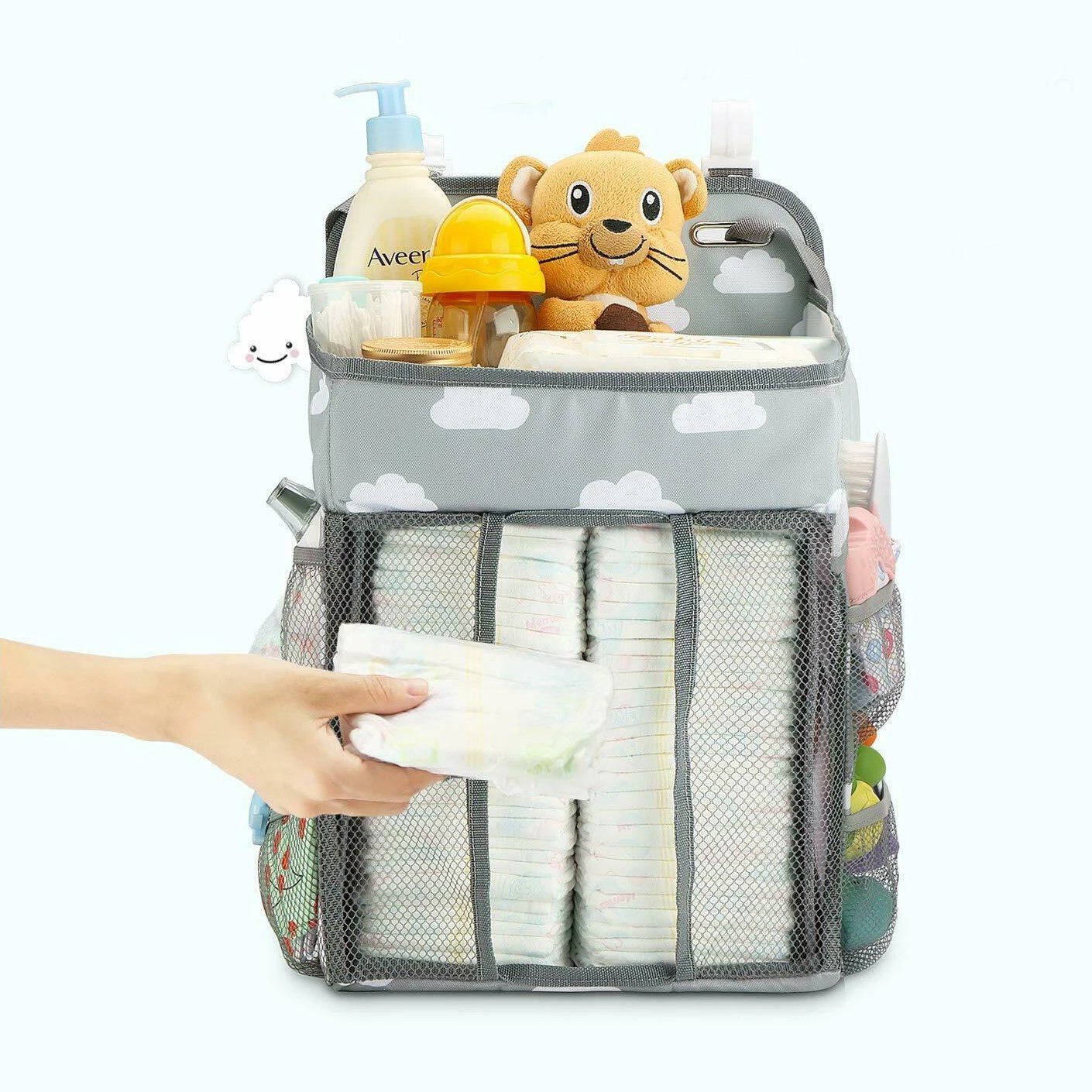 Baby Hanging Storage Caddy Crib Organizer Baby - DailySale