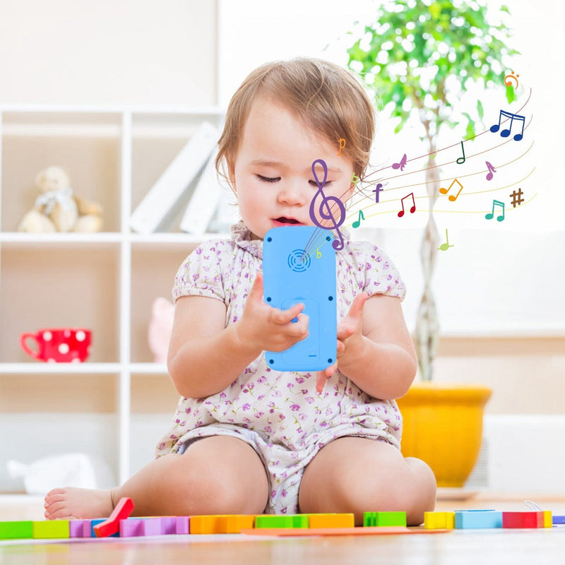 Baby Infant Interactive Educational Phone with Music Light Baby - DailySale