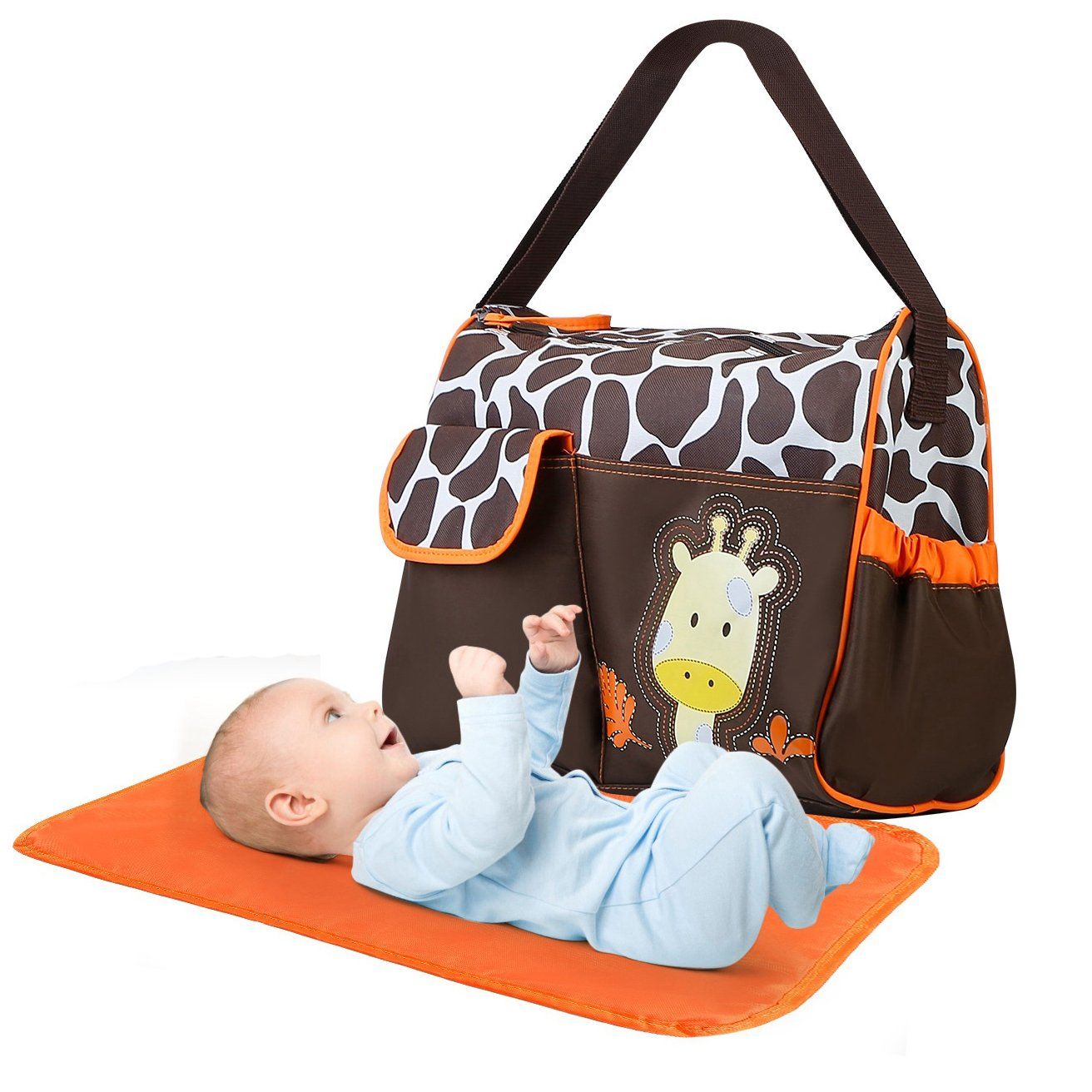 Baby Nappy Diaper Bags Baby Orange - DailySale