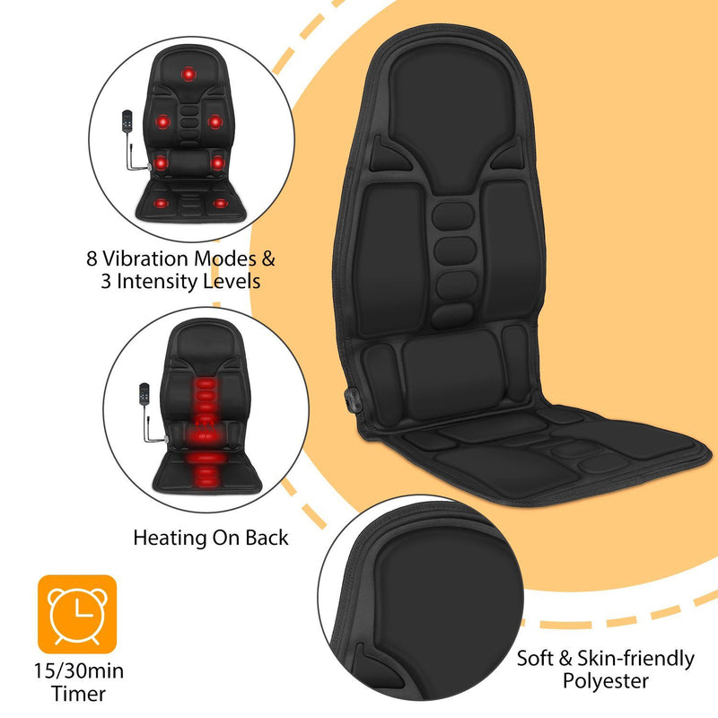 Back Massager Cushion Electric Massage Car Seat Automotive - DailySale