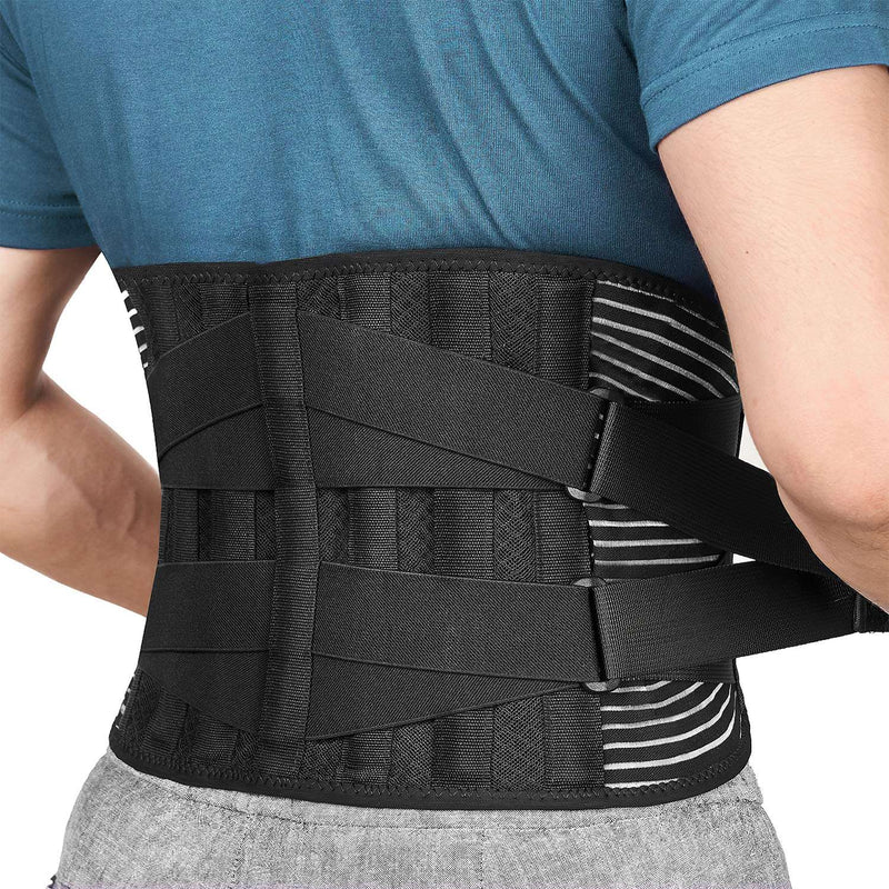 Back Support Brace Breathable Mesh Lumbar Support Belt Wellness - DailySale