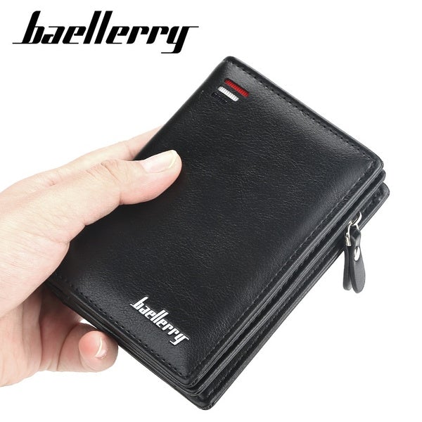 Baellerry Men's Zipper Short Fashion Wallet Bags & Travel - DailySale