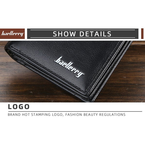 Baellerry Men's Zipper Short Fashion Wallet Bags & Travel - DailySale