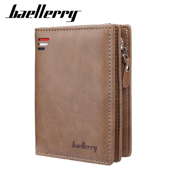 Baellerry Men's Zipper Short Fashion Wallet Bags & Travel - DailySale