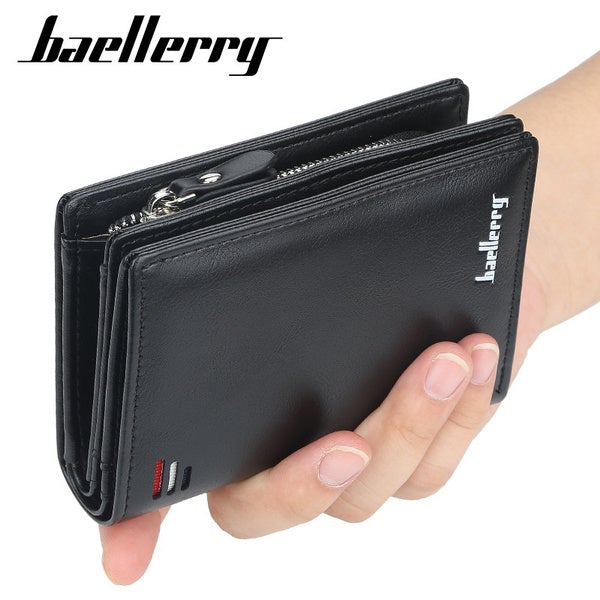 Baellerry Men's Zipper Short Fashion Wallet Bags & Travel - DailySale