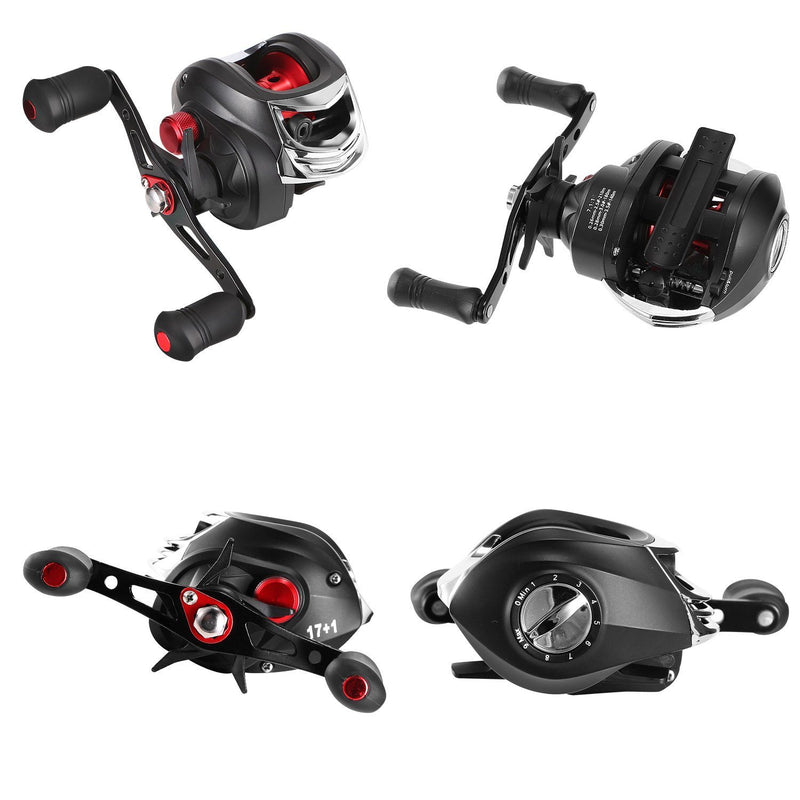 Baitcasting Fishing Reel High Speed Long Cast Distance Sports & Outdoors - DailySale