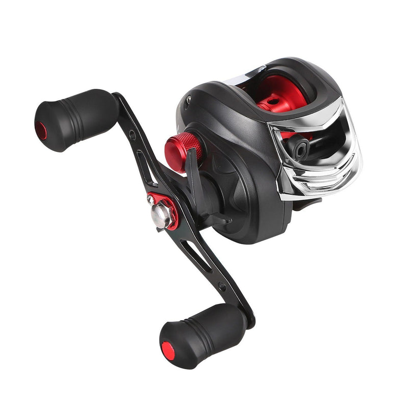 Baitcasting Fishing Reel High Speed Long Cast Distance Sports & Outdoors Right - DailySale