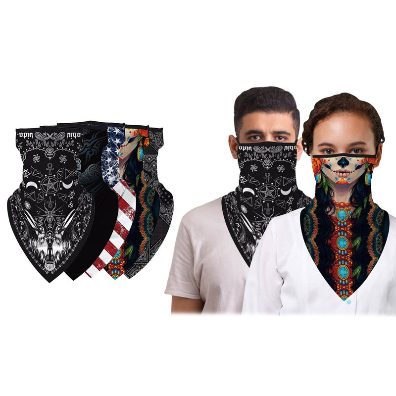 Balaclava Face Mask Neck Gaiter with Earloop for Men and Women Face Masks & PPE - DailySale