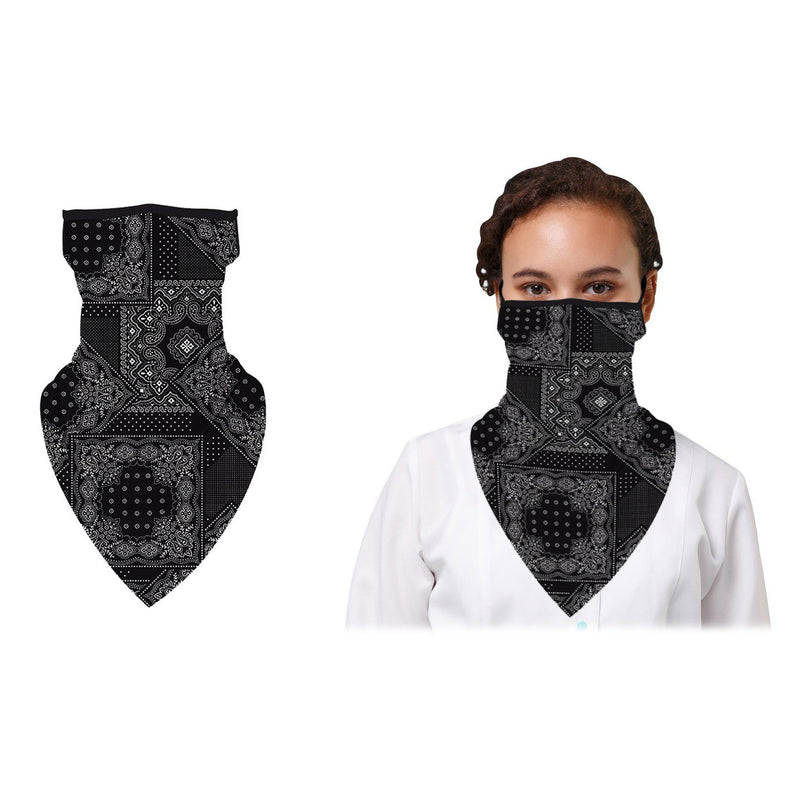 Balaclava Face Mask Neck Gaiter with Earloop for Men and Women Face Masks & PPE Paisley Print - DailySale