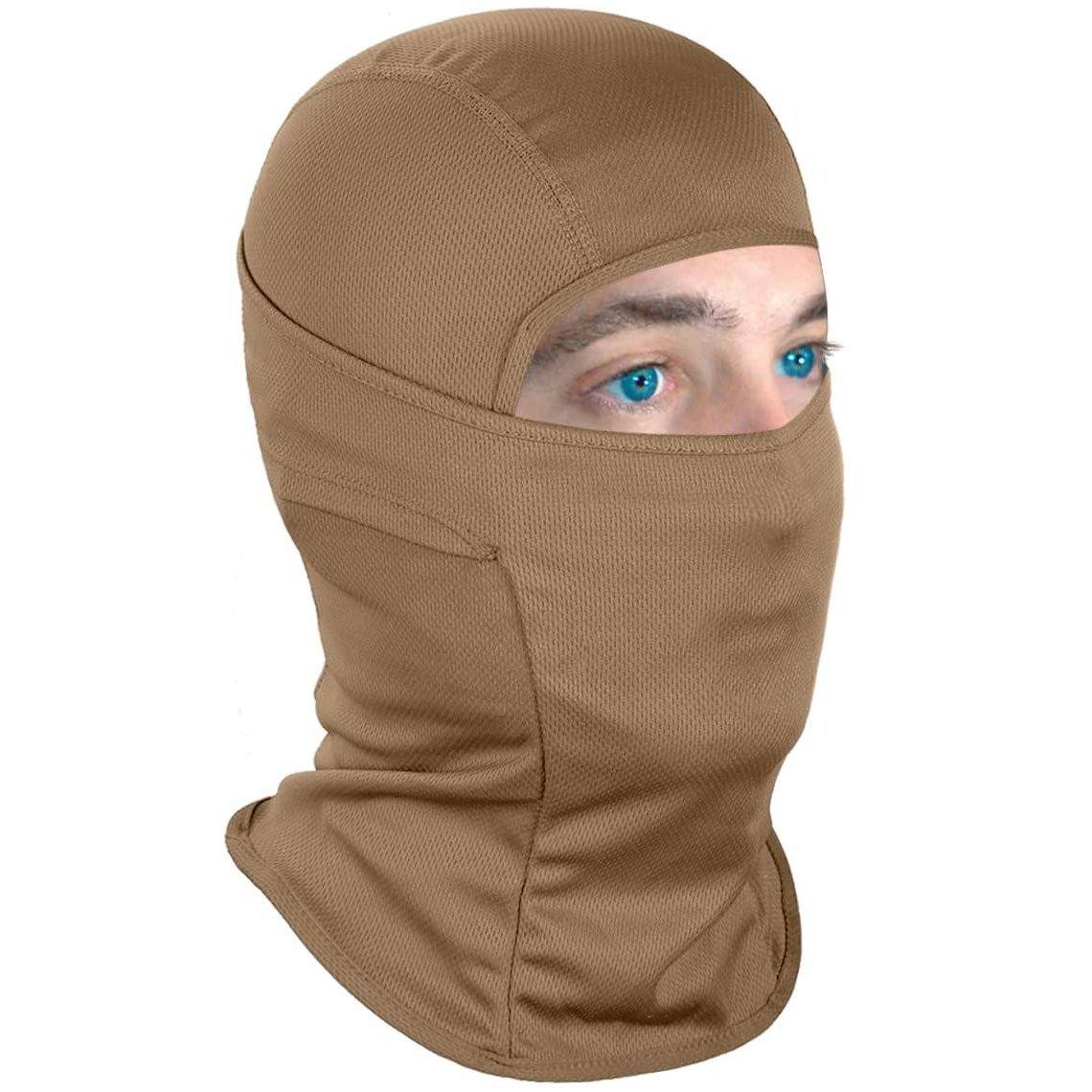 Balaclava Lightweight Riding Mask Sports & Outdoors Khaki - DailySale