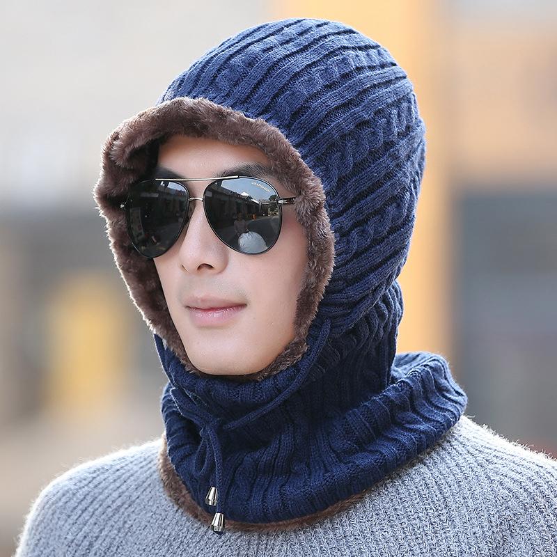 Balaclava Winter Skullies Beanies Men's Shoes & Accessories Navy - DailySale