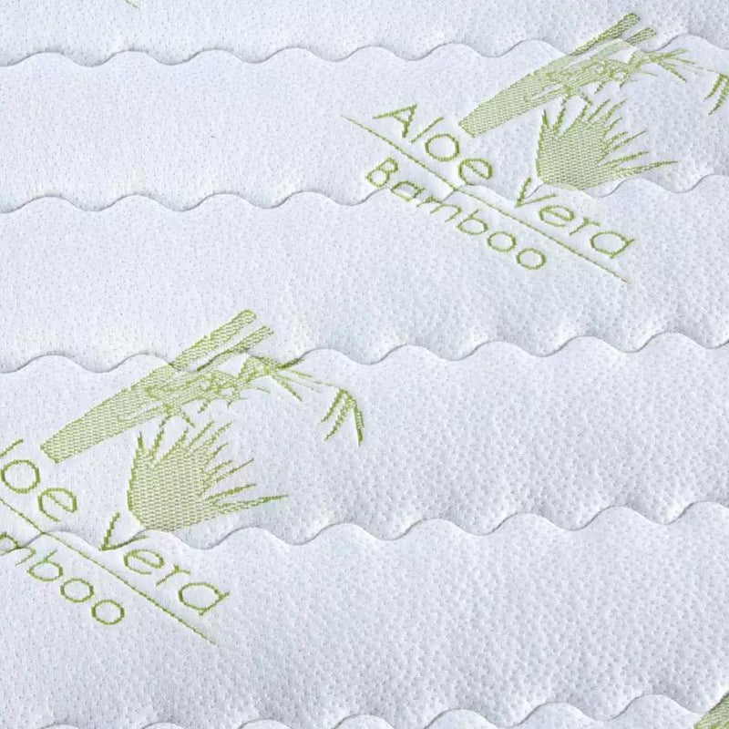 Bamboo Aloe Vera Hypoallergenic Quilted Mattress Pad Bedding - DailySale