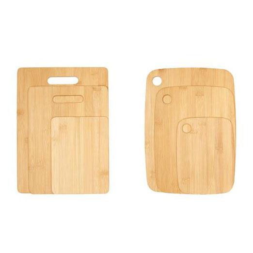 Bamboo Cutting Boards Kitchen Essentials 6-Piece Round and Handle - DailySale