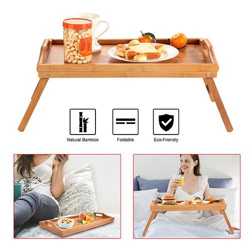 Bamboo Folding Bed Tray Table Kitchen & Dining - DailySale